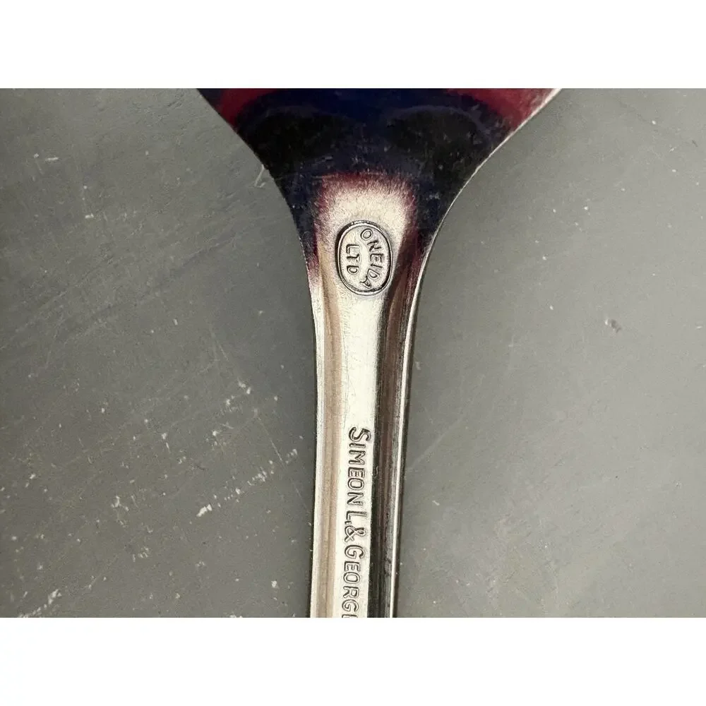 Vintage Rogers Adoration Stainless Serving Fork Simeon L & George H Rogers Co